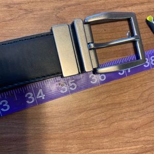 Black belt w/silver buckle